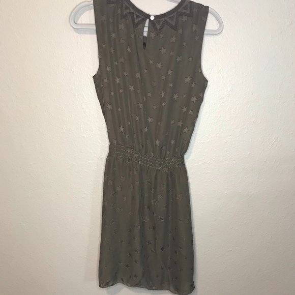 Chelsea & Violet Green Star Embroidered Tank Dress - Picture 7 of 9